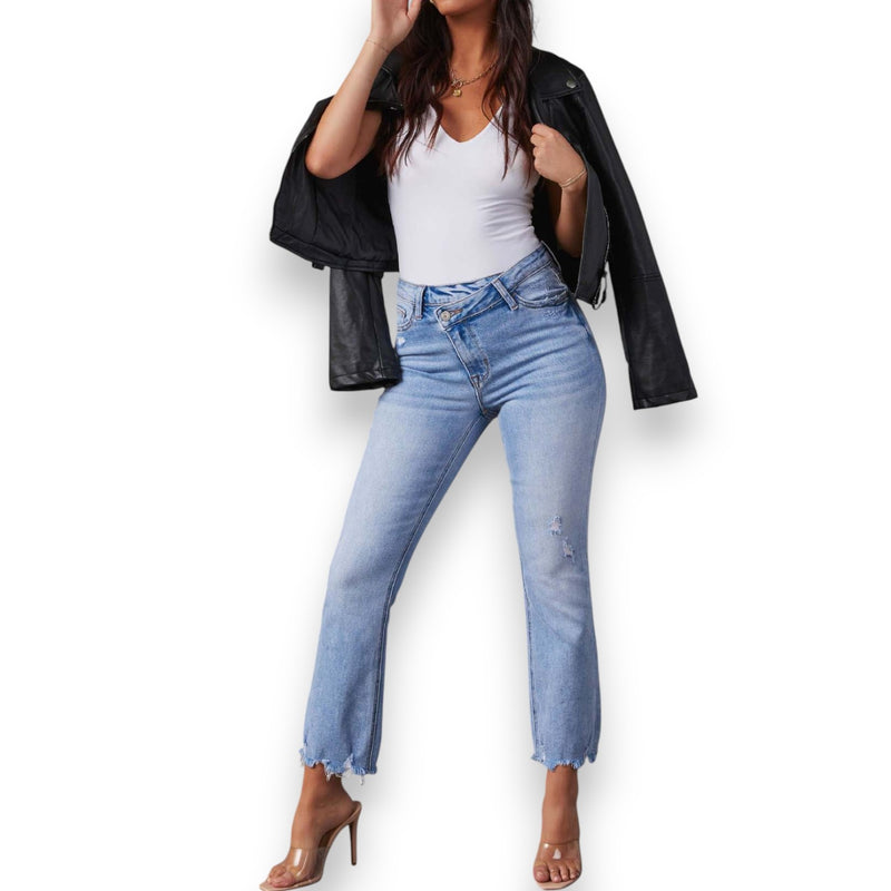 Vaqueros de Moda Lavados para Mujer