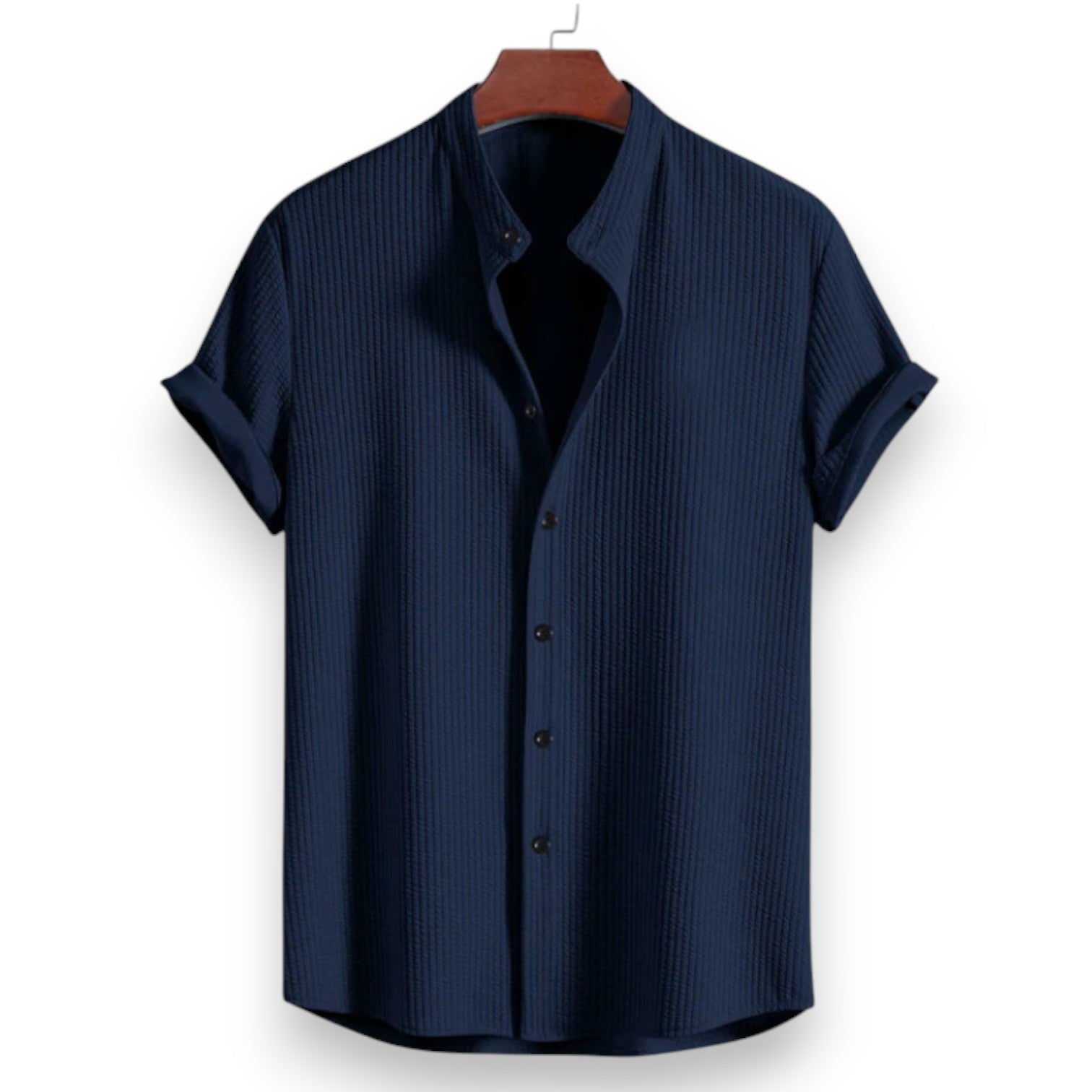 Camicia Ampia a Maniche Corte