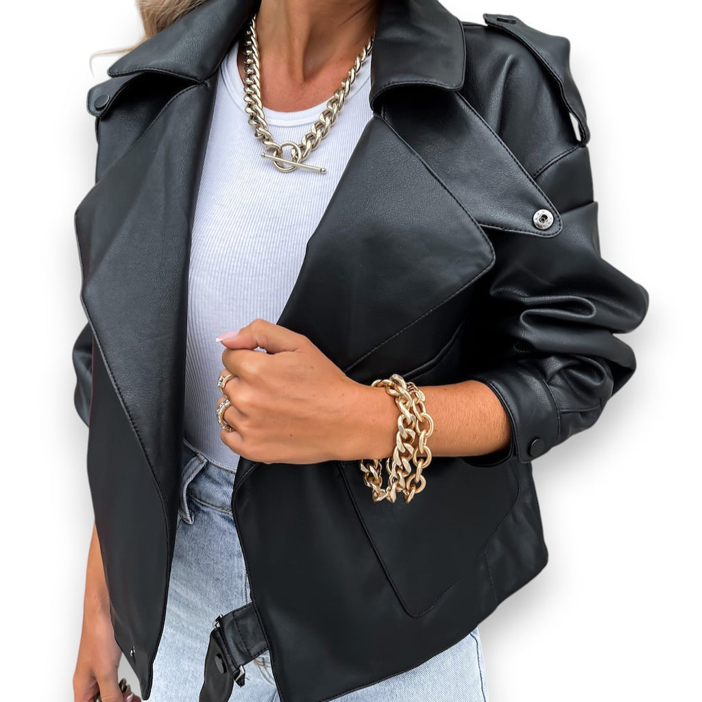 Giacca in Ecopelle da Donna - Etnicool