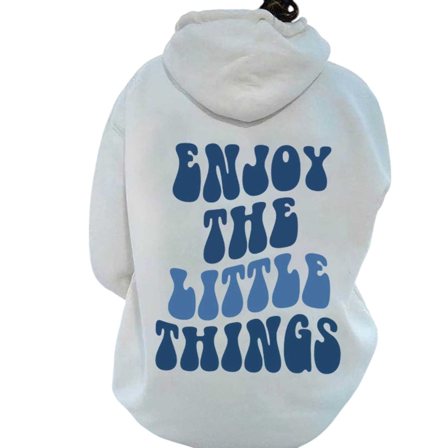 Sudadera Oversize con Texto en la Espalda