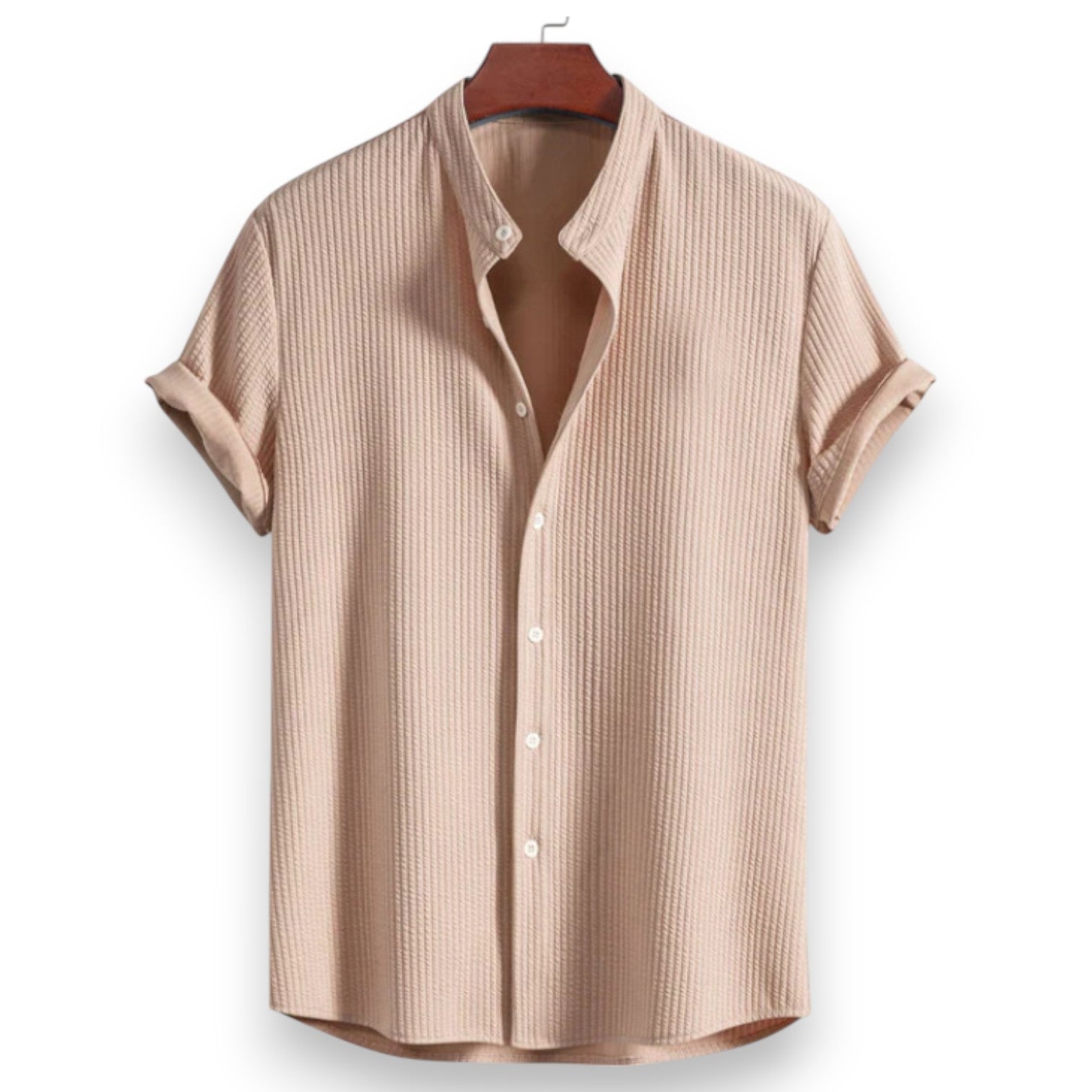Camicia Ampia a Maniche Corte