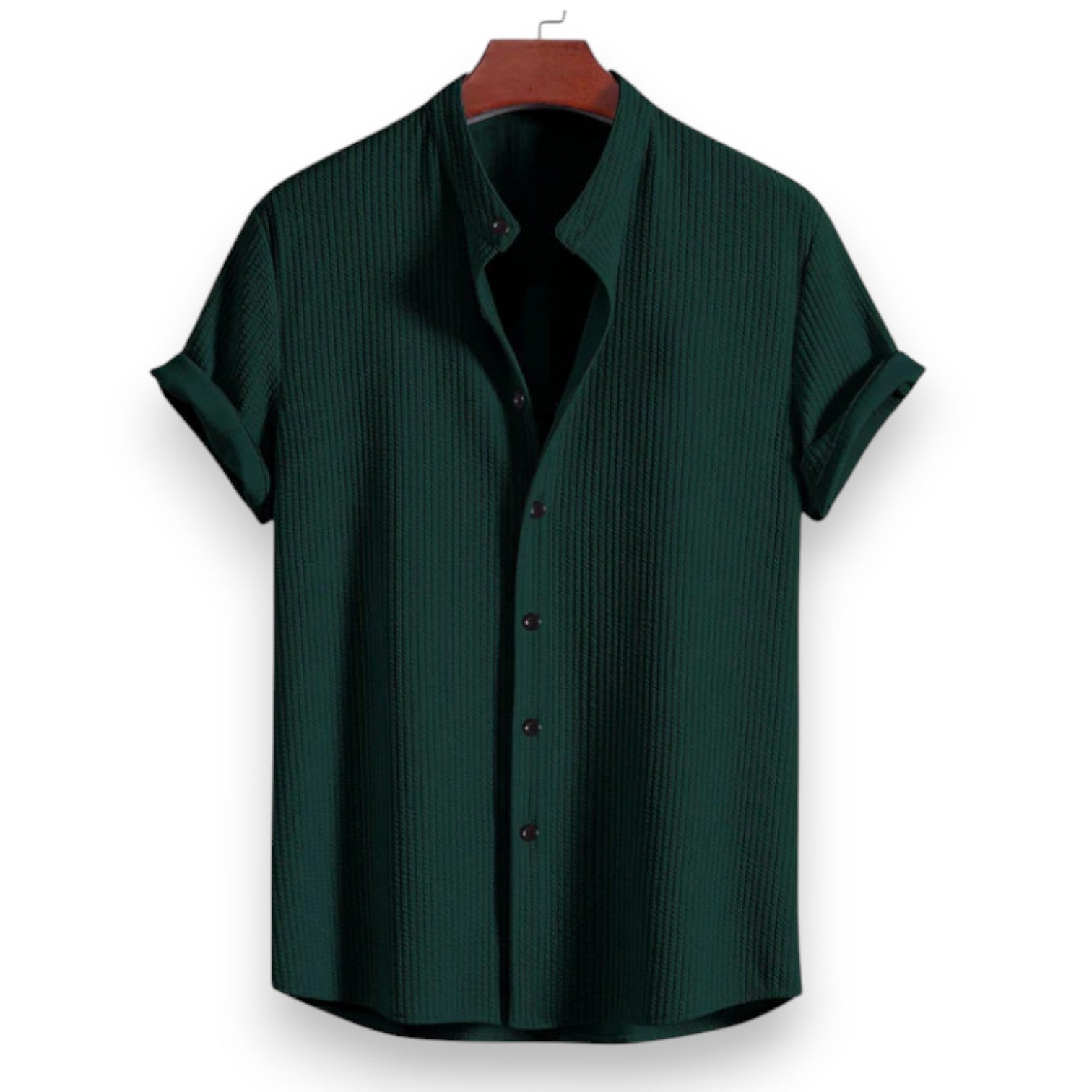 Camicia Ampia a Maniche Corte