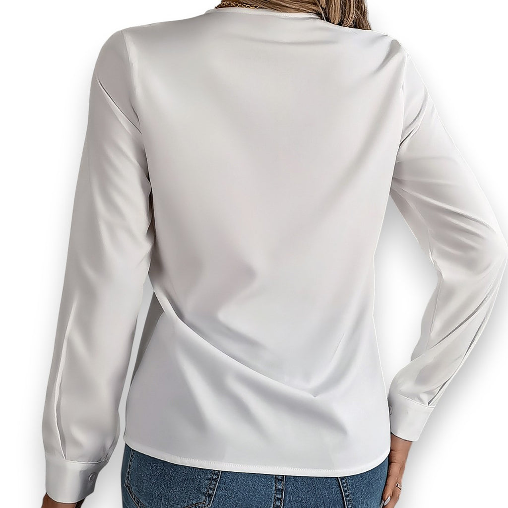 Blusa Elegante con Collo a V - Etnicool
