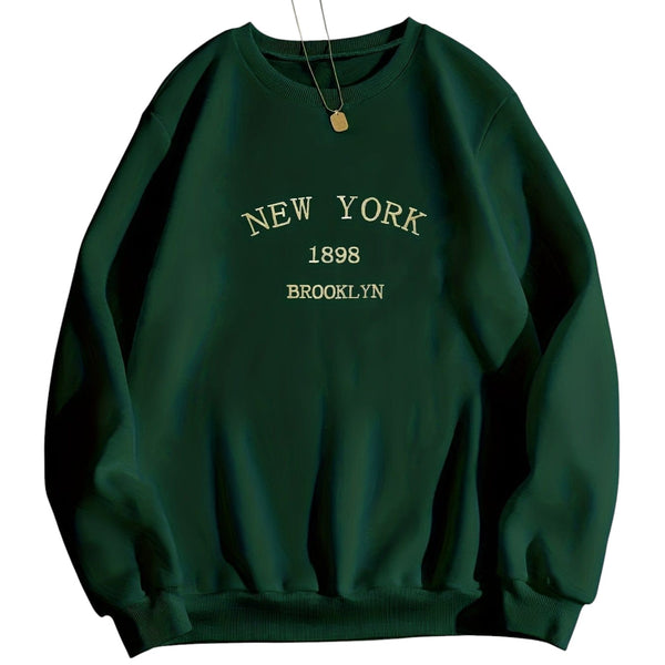 Top Casual con Scollo Rotondo