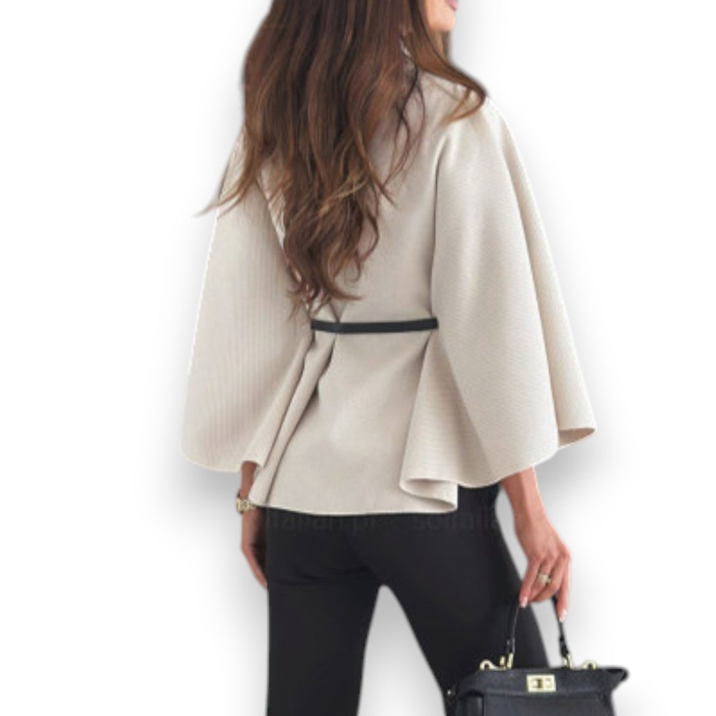 Mantella Tipo Maglione con Cintura per Donna - Etnicool
