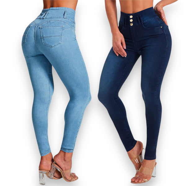 Pantalones Vaqueros de Cintura Alta