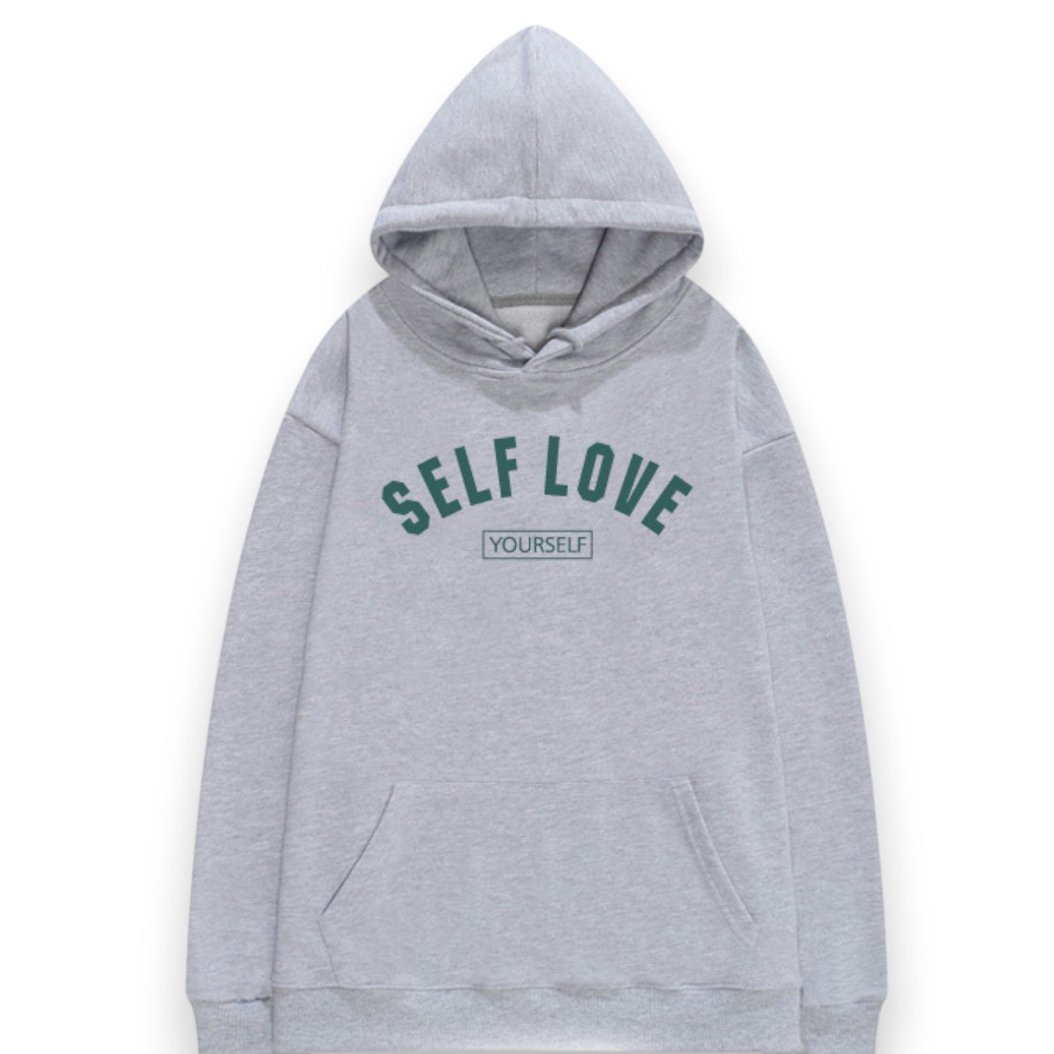 Sudadera con Capucha de Color Sólido y Estilo Simple