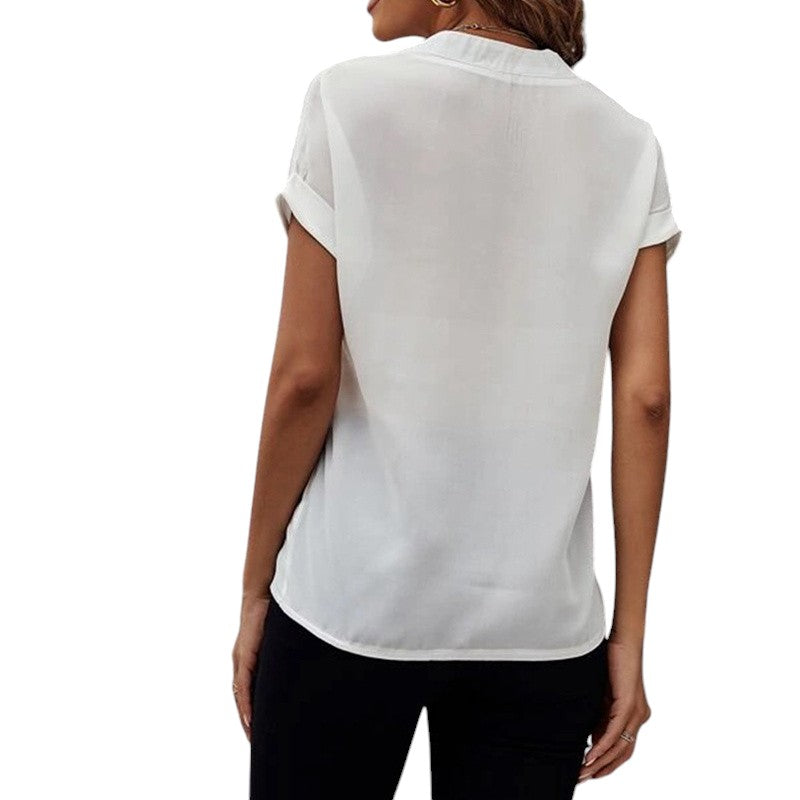 Camisetta a Maniche Corte con Collo a V - Etnicool