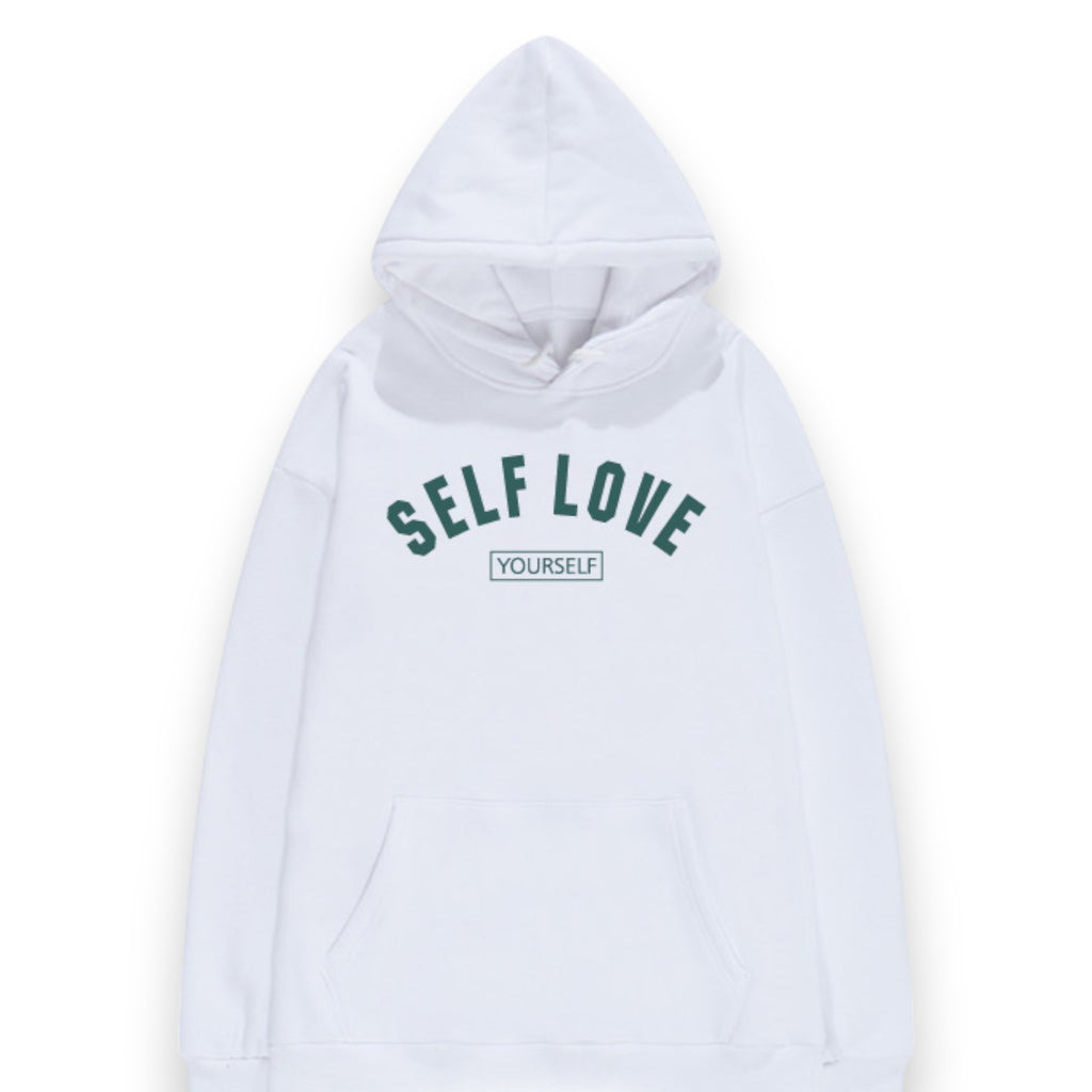 Sudadera con Capucha de Color Sólido y Estilo Simple