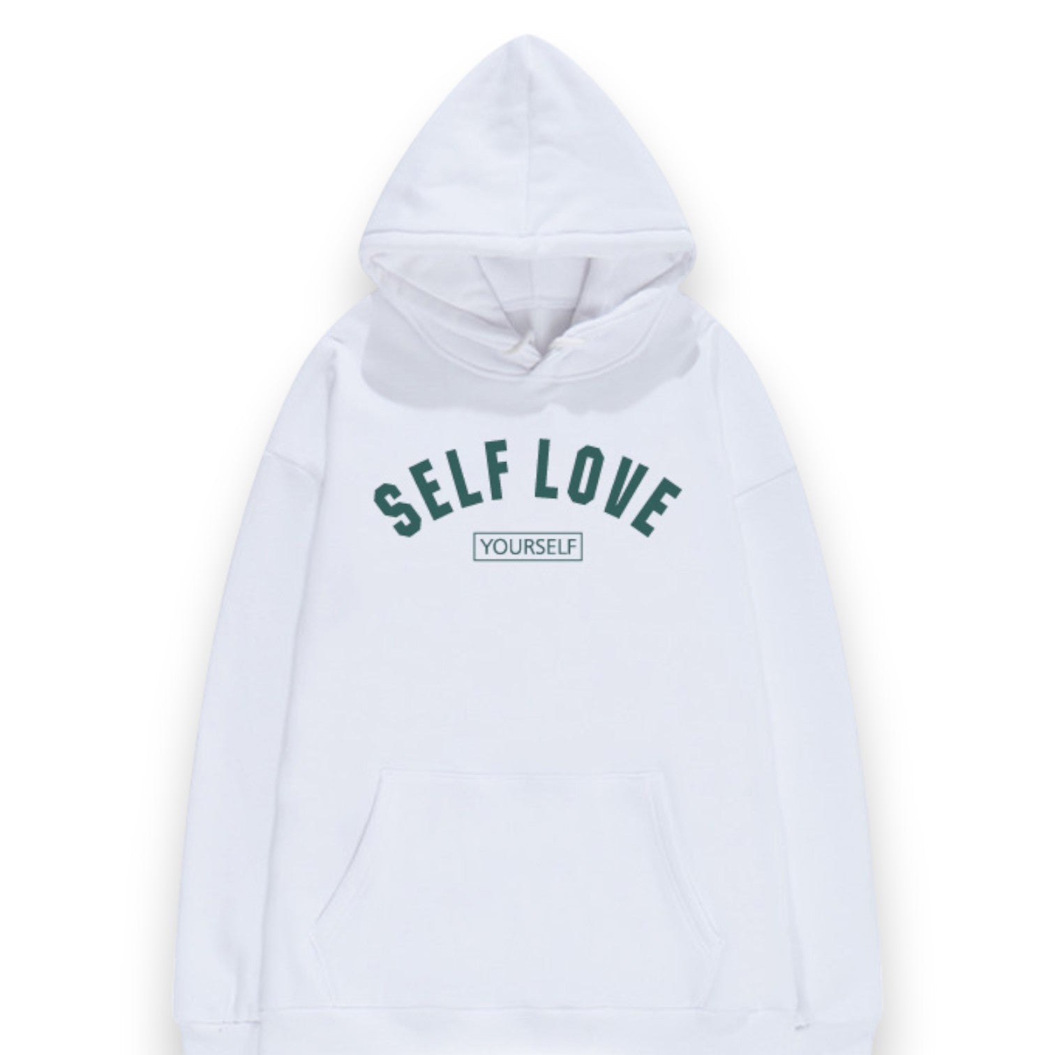 Sudadera con Capucha de Color Sólido y Estilo Simple